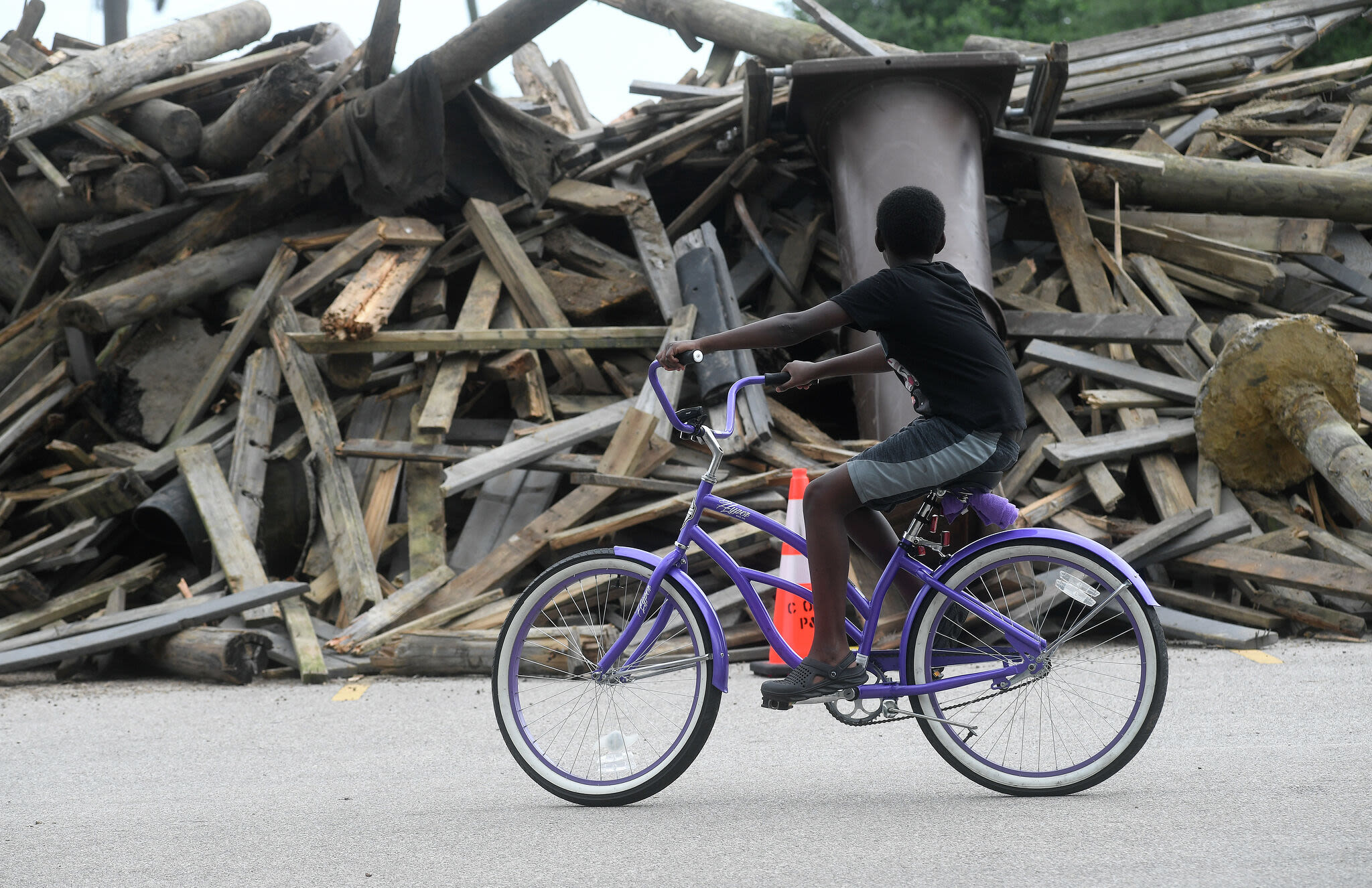 Photos: Demolition begins at Central Park's playground