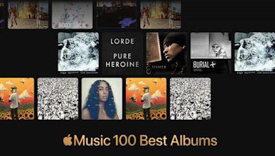 Apple Music reveals its list of the top 10 albums of all time