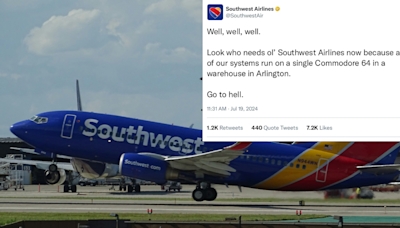 Did Southwest Airlines Tweet 'Look Who Needs Us Now' Amid Microsoft Outage? Fact Checking Viral Image