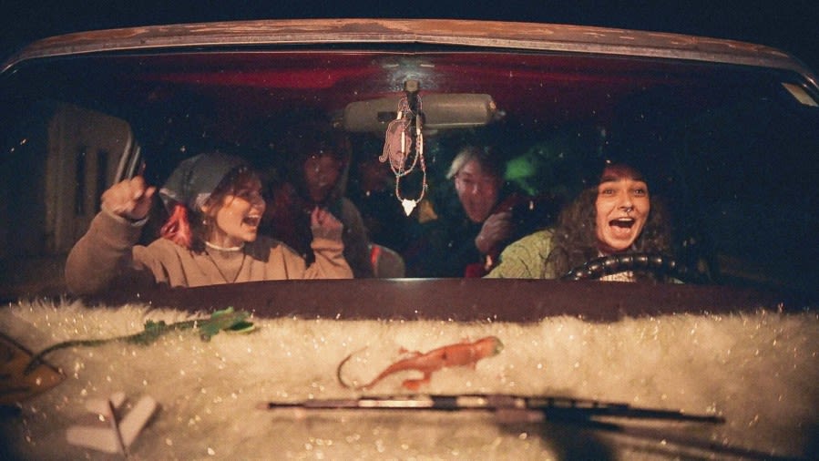 Movie Review: A radiant teenage road trip in ‘Gasoline Rainbow’