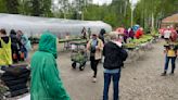 Hospice plant sale a success, even in the rain