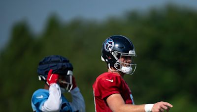 WATCH: Titans' QB Will Levis connects with Nick Westbrook-Ikhine on deep ball