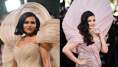 MET Gala 2024: Mindy Kaling’s Met Gala dress makes netizens draw comparisons to Aishwarya Rai Bachchan’s Cannes 2022 look