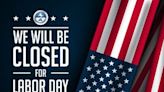 Jacksonville city offices and facilities closed for Labor Day