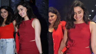 Shraddha Kapoor’s red cut out dress for Stree 2 success party can make a fantastic addition to your party wardrobe