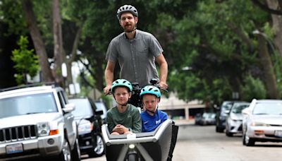 Forget upgrading the family car. These Chicago parents bought cargo bikes instead.