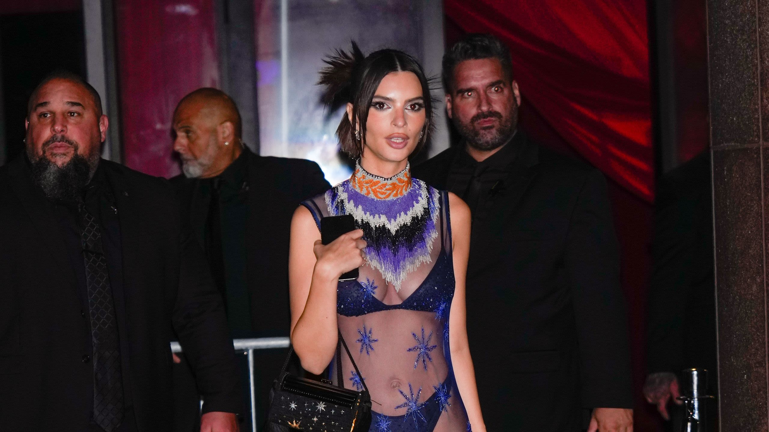 Emily Ratajkowski Brings Boho Festival Wear to the Met Gala