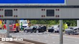 Man charged on 'unrelated matter' after M8 crash