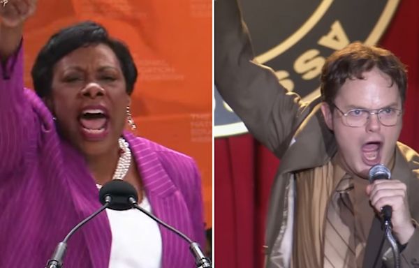 NEA president mocked for copying 'The Office' character Dwight Schrute in 'totally unhinged' speech