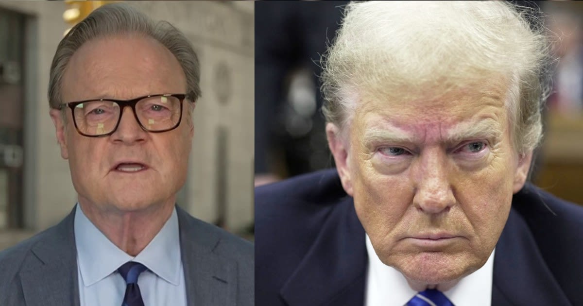 'Stunning sight': What Lawrence O'Donnell found 'striking' inside Trump's criminal trial today