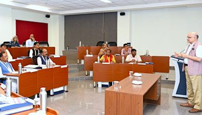 Chief Minister Vishnu Deo Sai Leads Vision Camp For Chhattisgarh At IIM Raipur