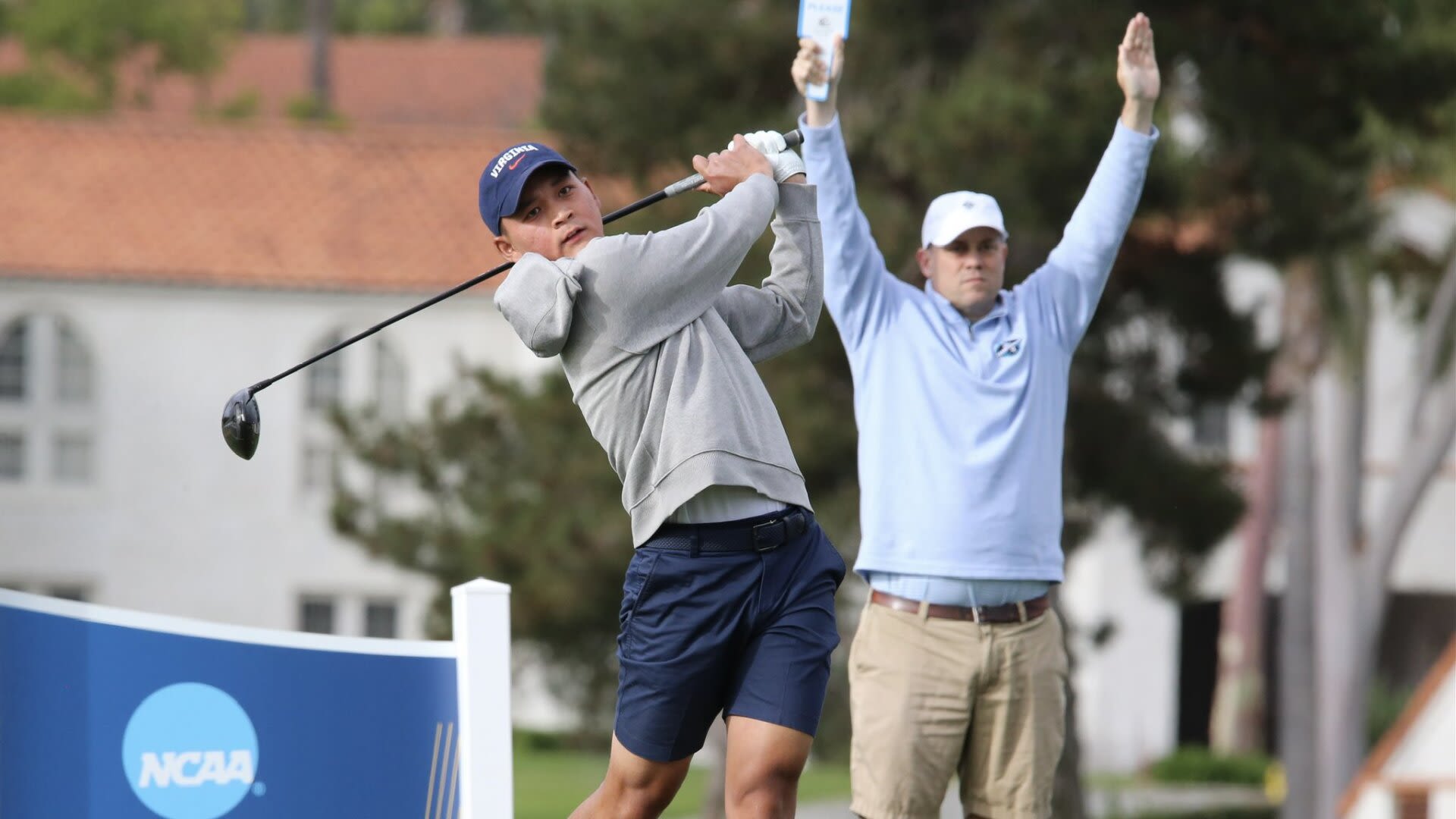 Virginia, re-energized and tidy, sets 36-hole pace at NCAA Championship