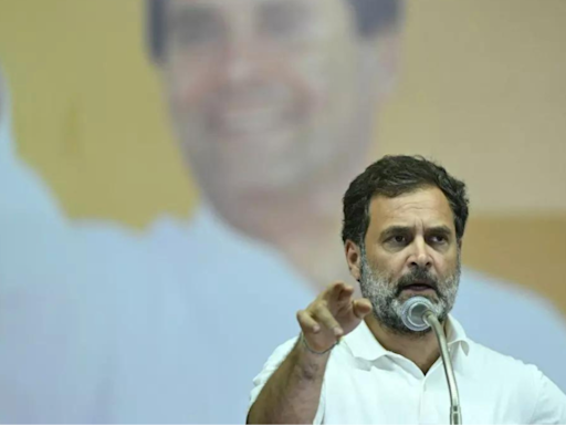 Advani's Ayodhya movement defeated in Ayodhya: Rahul Gandhi | Ahmedabad News - Times of India