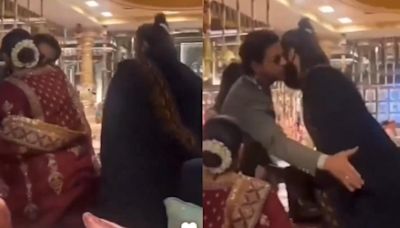 Anant Ambani and Radhika Merchant Wedding: Video of Shah Rukh Khan meeting pregnant Deepika Padukone melts hearts, watch