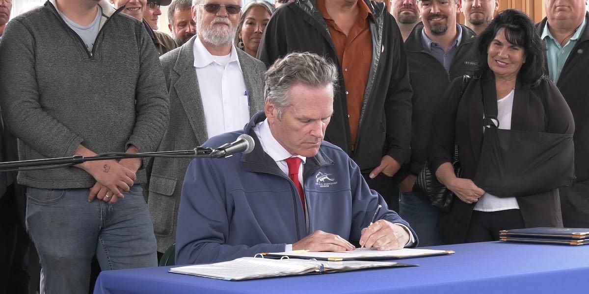 Governor Dunleavy signs timber, military bills into law at Tanana Valley State Fair