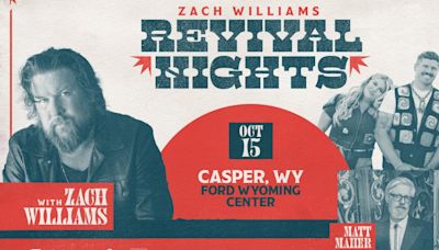 Zach Williams to Embark Revival Nights Tour 2024 With Cain, Matt Maher, and Ben Fuller