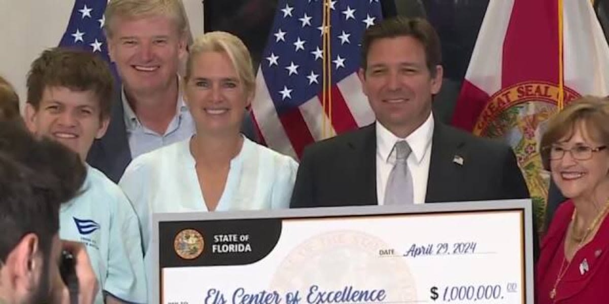 DeSantis announces $1 million for Els Center of Excellence