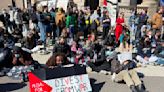 Yale students arrested at protest over university investment in arms manufacturers. ‘It was very brutal’