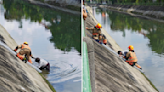 SCDF rescues man who fell into Telok Kurau canal and couldn't climb out