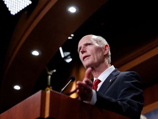 Republican US Senator Rick Scott seeks to succeed retiring Mitch McConnell