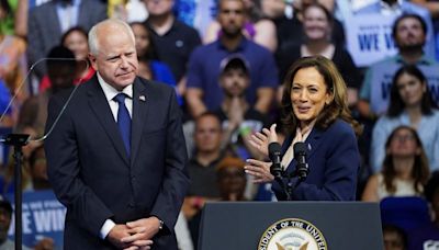 Democrats Harris, Walz to campaign in crucial Michigan, Wisconsin