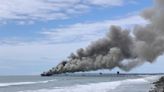 Incendio en muelle de Oceanside llena de humo a San Diego