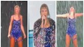Taylor Swift is drenched but happy as she performs during rainstorm in Massachusetts