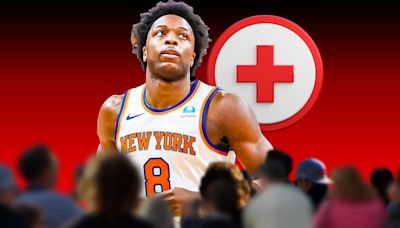 Knicks' OG Anunoby hits the locker room in Game 2 vs Pacers amid injury scare