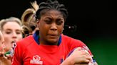 Chisom Ugwueru and Hannah Clarke on mark but Ireland no match for five-try England