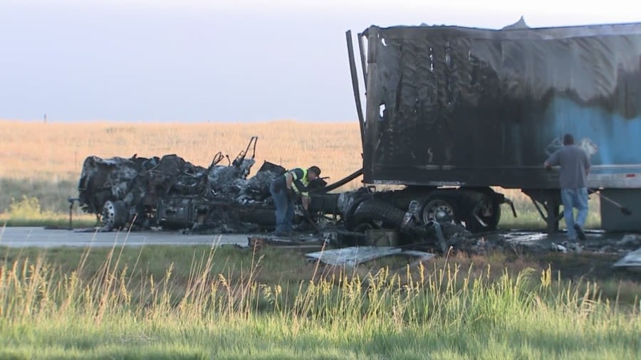 Family of 8 stranded in Colorado after fiery I-70 crash with Amazon truck