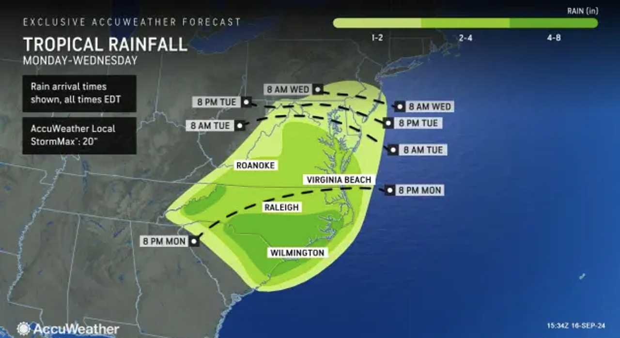 Say Goodbye To Sunny Skies: Tropical Storm Bringing Rain To NJ This Week