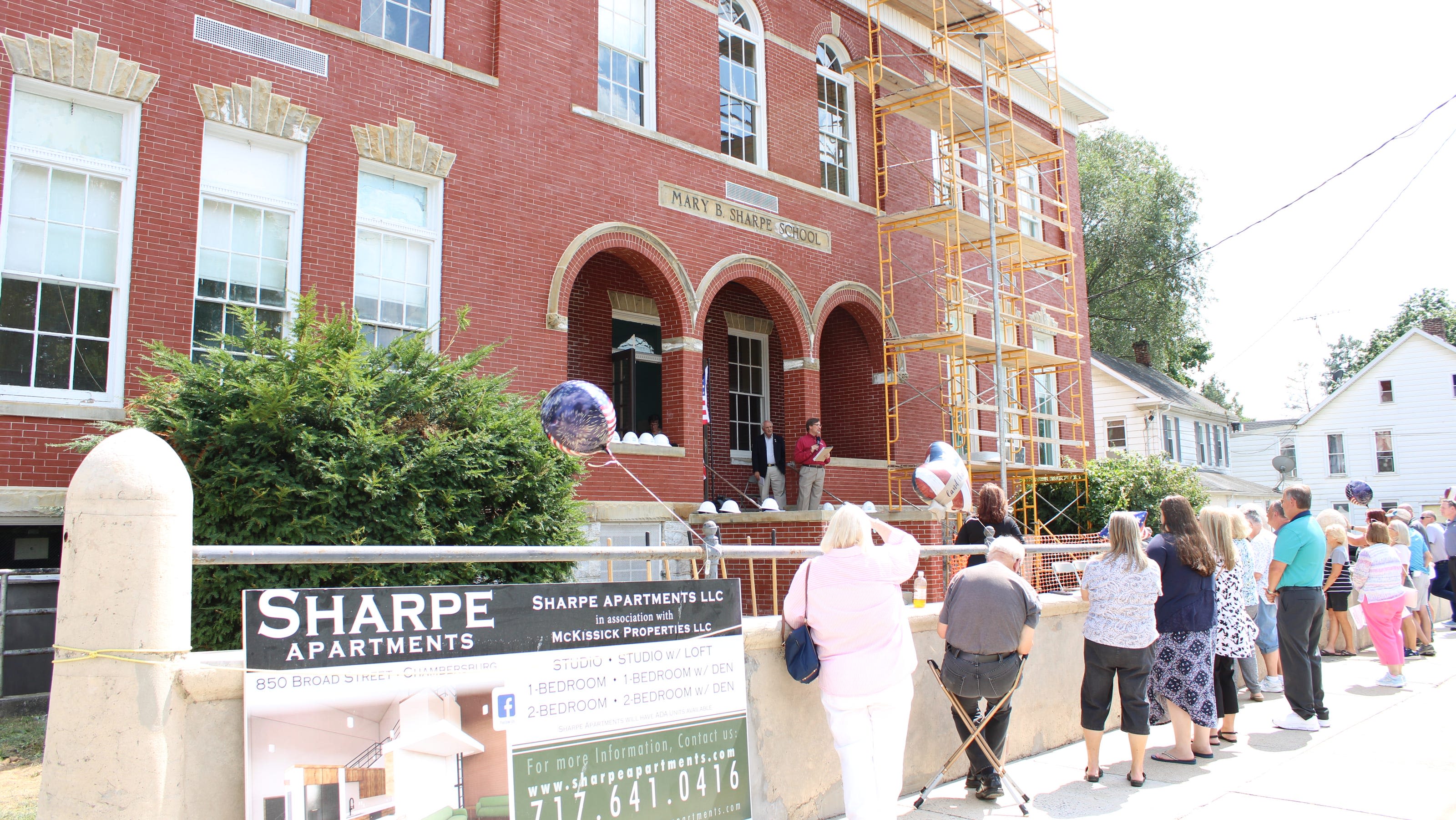 Old Mary B. Sharpe elementary is latest historic school to transform into apartments