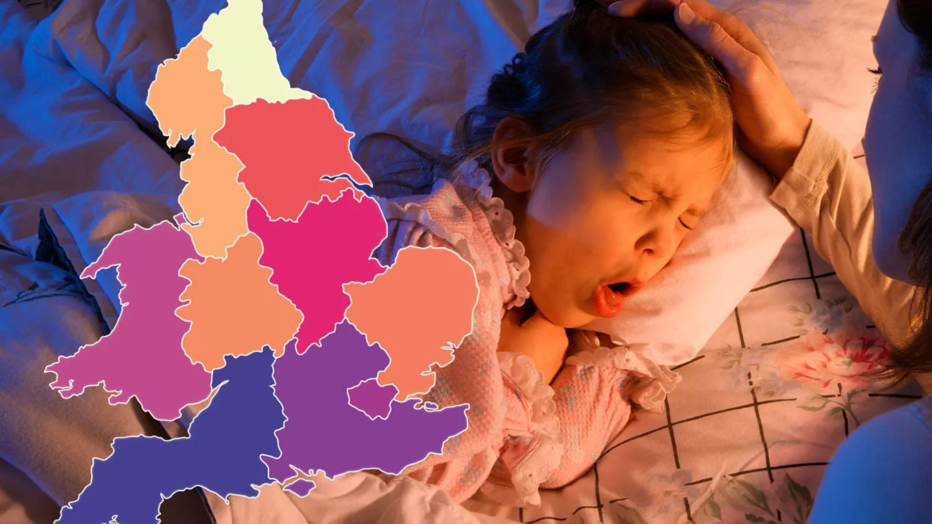 Map shows whooping cough hotspots as 'worst outbreak in 40 years' kills 5 babies