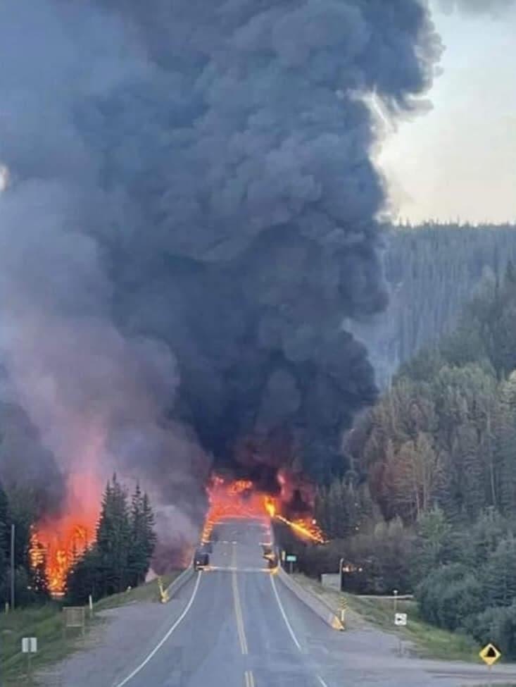 Canada sues company, truck driver over fiery B.C. highway crash