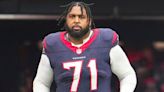 Texans' Tytus Howard receives help getting stuck truck out of Hurricane Beryl floodwaters