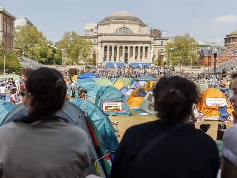 La Universidad de Columbia (Nueva York), epicentro de las protestas estudiantiles en EEUU contra los ataques de Israel en Gaza