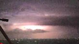 WATCH: Lightning show lights up the sky during storms in El Reno
