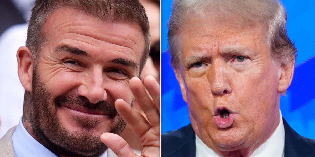 Joe Biden Campaign Kicks Donald Trump With David Beckham Meme