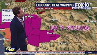 Arizona weather forecast: Excessive heat warning in Phoenix area