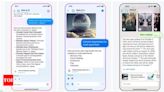 Meta brings ChatGPT-rival AI assistant to WhatsApp, Instagram, Facebook and Messenger in India - Times of India