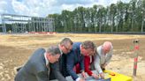 Sharpies, not, shovels, used to formalize construction of Chesterfield vertical farming facility
