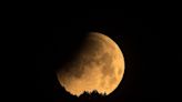 Moon spacecraft left in dark under super flower blood lunar eclipse