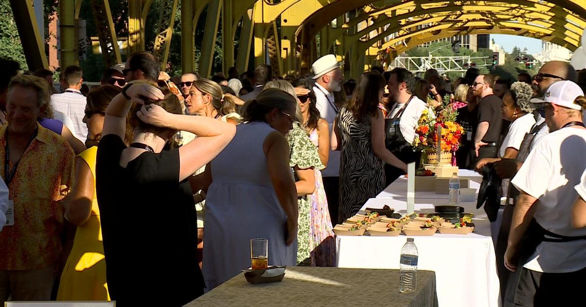 Sacramento's Tower Bridge transformed for one of city's biggest culinary events