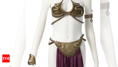 Carrie Fisher's iconic 'Star Wars' gold bikini sells for $175,000 at auction - Times of India