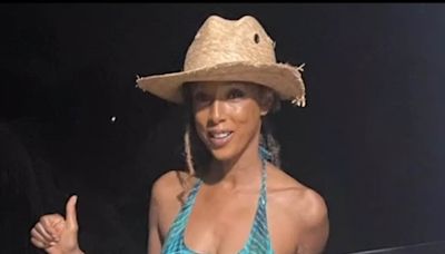 Trina McGee, 54, says pregnancy natural - after being accused of STUNT