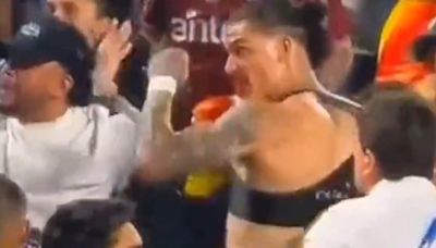 Watch: Liverpool’s Darwin Nunez fights with Colombia fans after Uruguay players’ families attacked