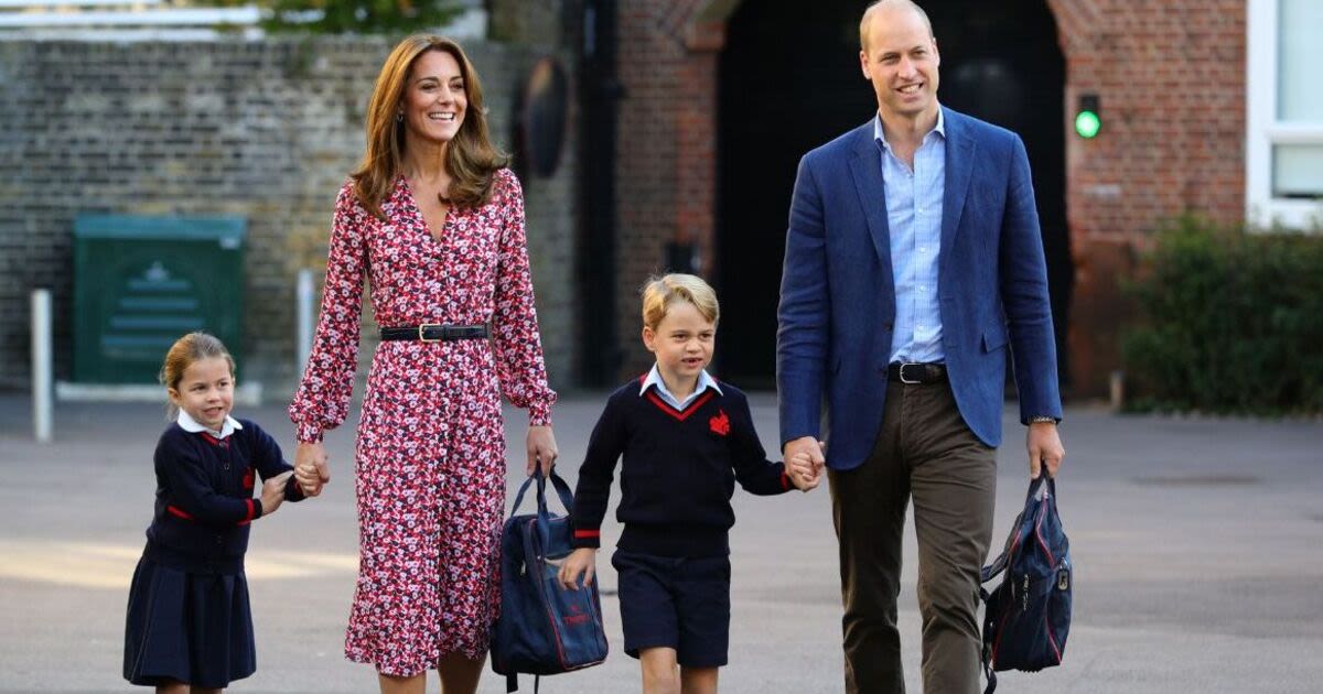 Kate wasn’t the only famous mum turning heads at George and Charlotte's school