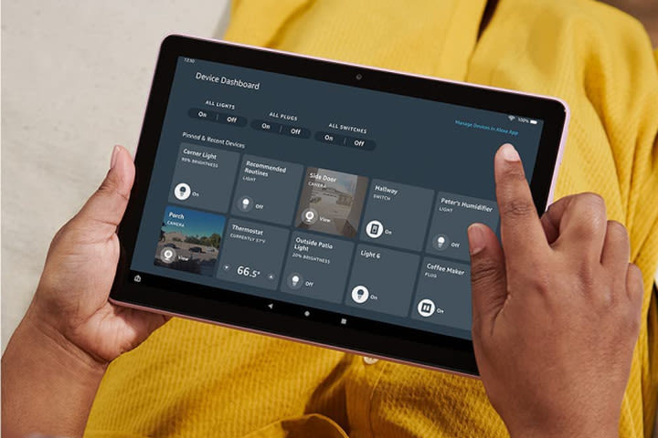 The 2021 Amazon Fire HD 10 tablet is on sale for $70 today