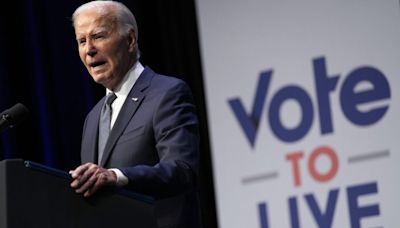 Biden says only a medical condition would cause him to reevaluate his candidacy
