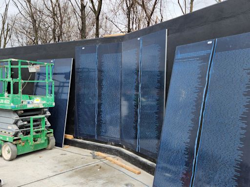 This permanent Vietnam Veterans Memorial Wall in Wayne will be among the nation's largest